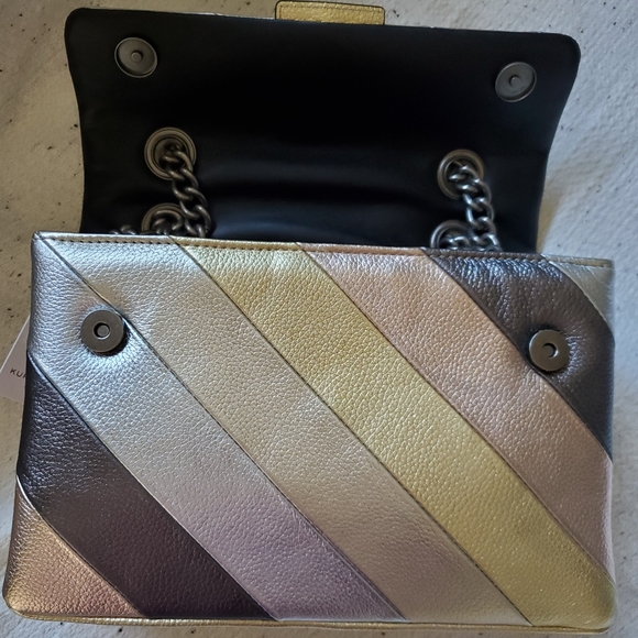 Kurt Geiger Rainbow Leather Crossbody Bag - Picture 9 of 10